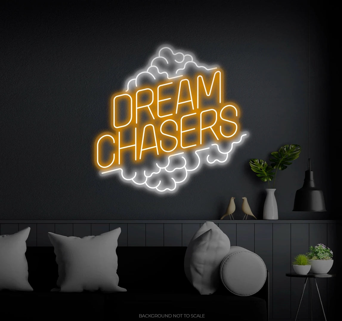 Dream chasers clouds LED neon