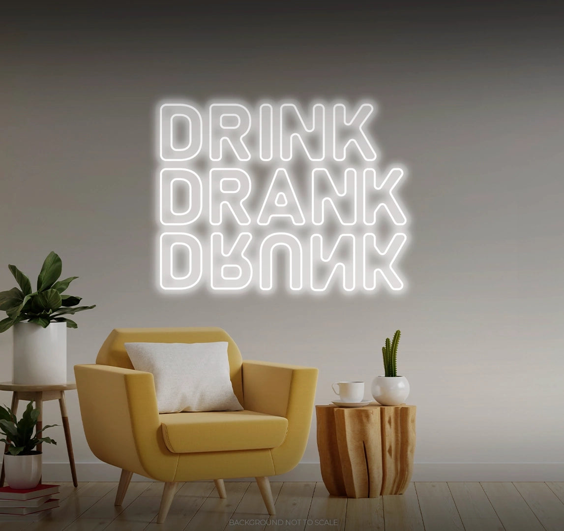 Drink drank drunk LED neon