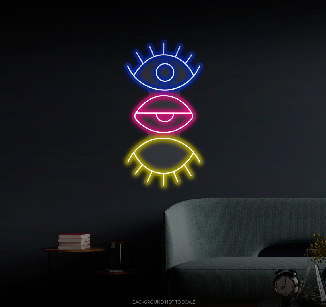 Eye Closing LED neon