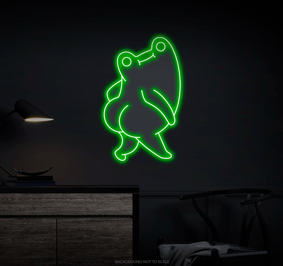 Frog With An Ass LED neon