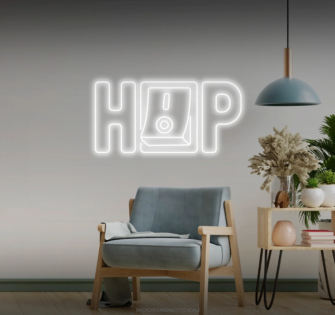 Hip hop light switch ledneon