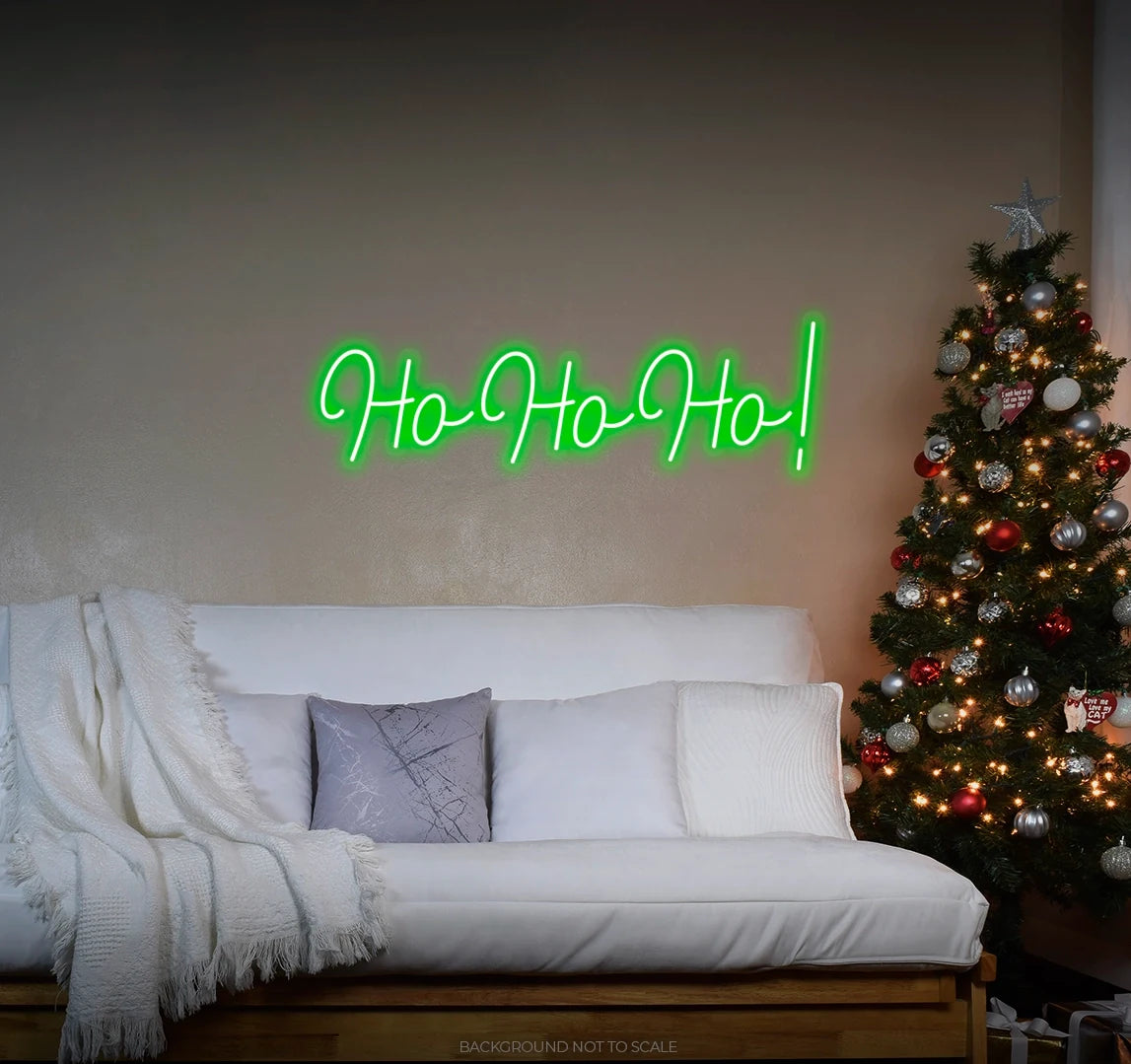 Ho ho ho LED neon