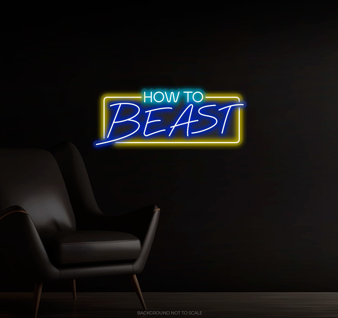 How The Beast LED neon