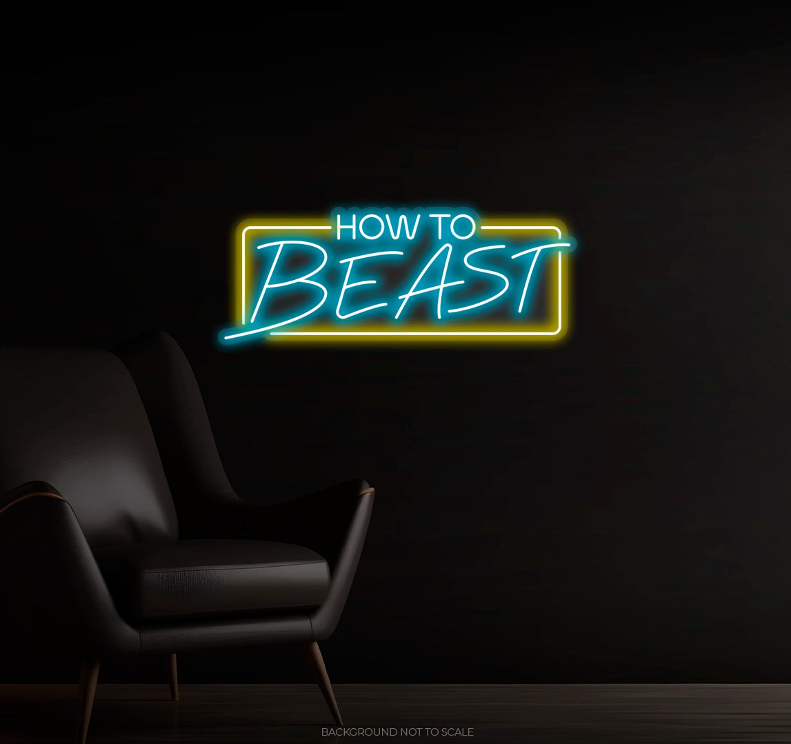 How The Beast LED neon