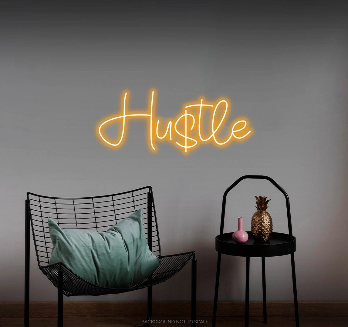 Hustle LED neon