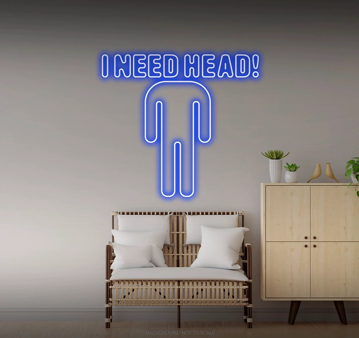 I need head man figure LED neon