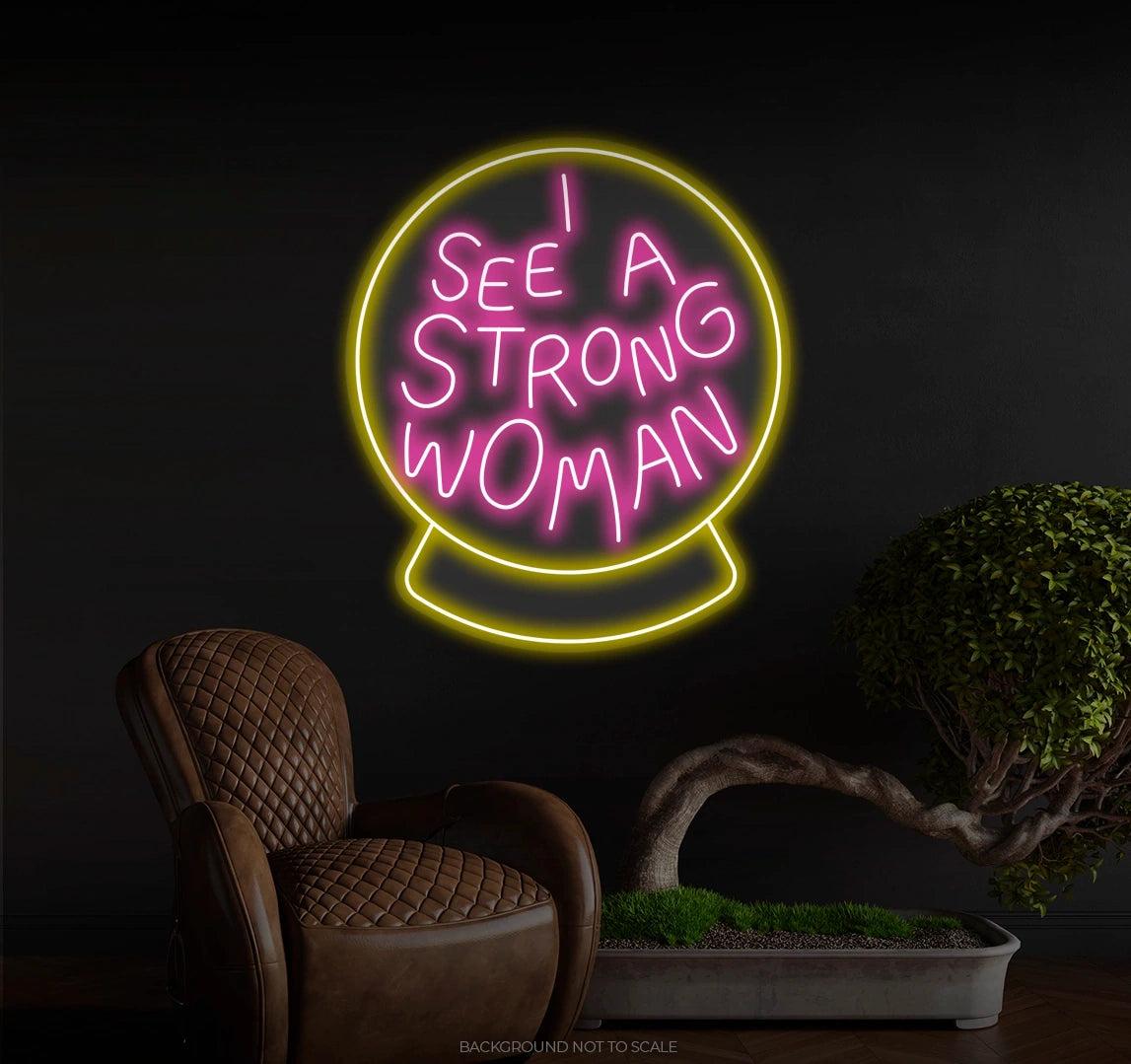 I see a strong woman magical syphare Ledneon