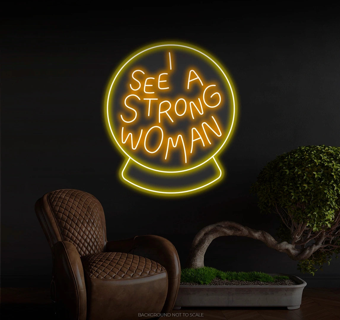 I see a strong woman magical syphare Ledneon