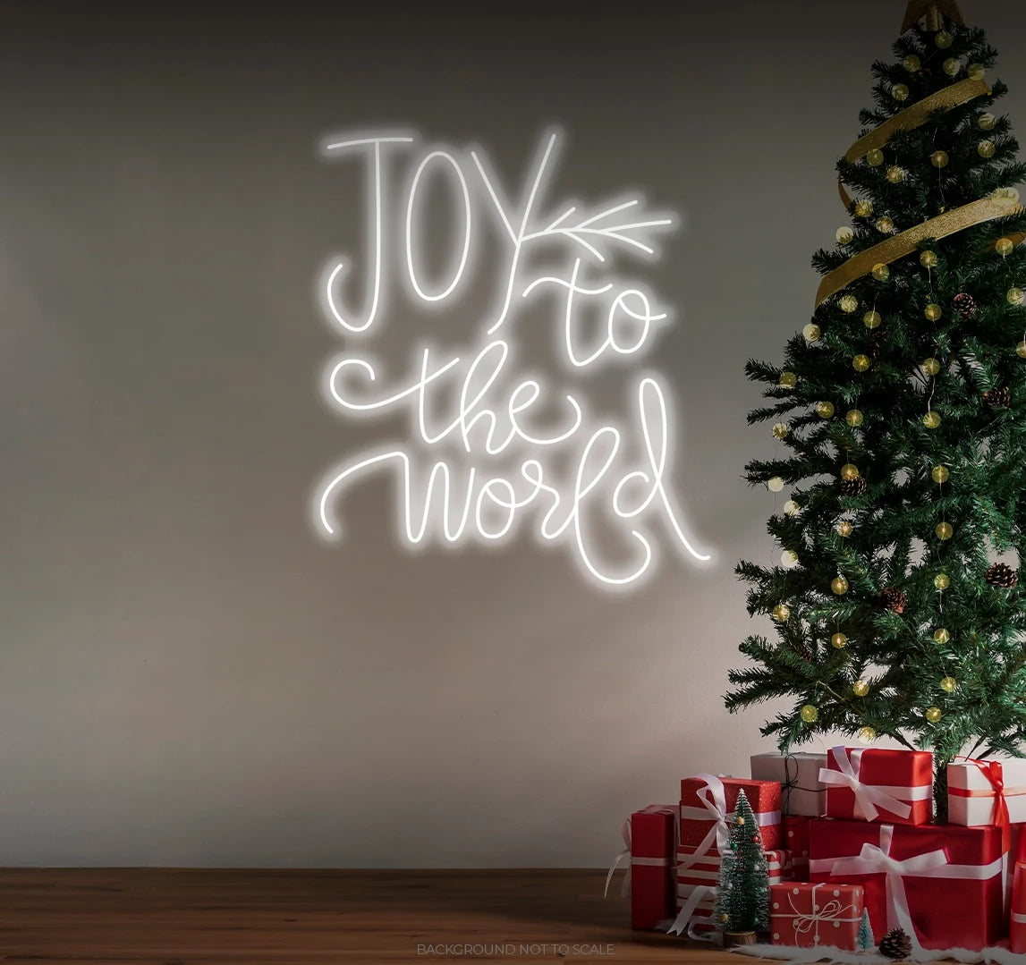 Joy to the world LED neon