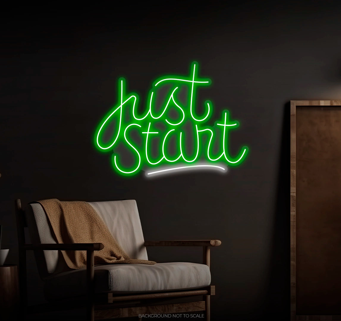 Just Start Underline LED neon