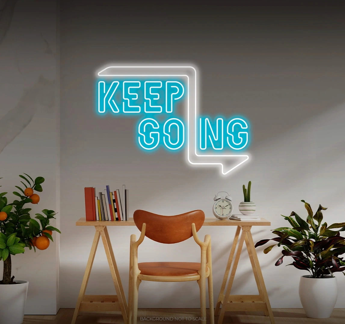 Keep going arrow LED neon