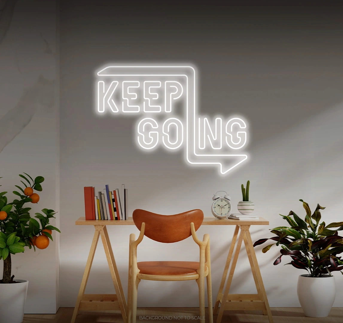 Keep going arrow LED neon