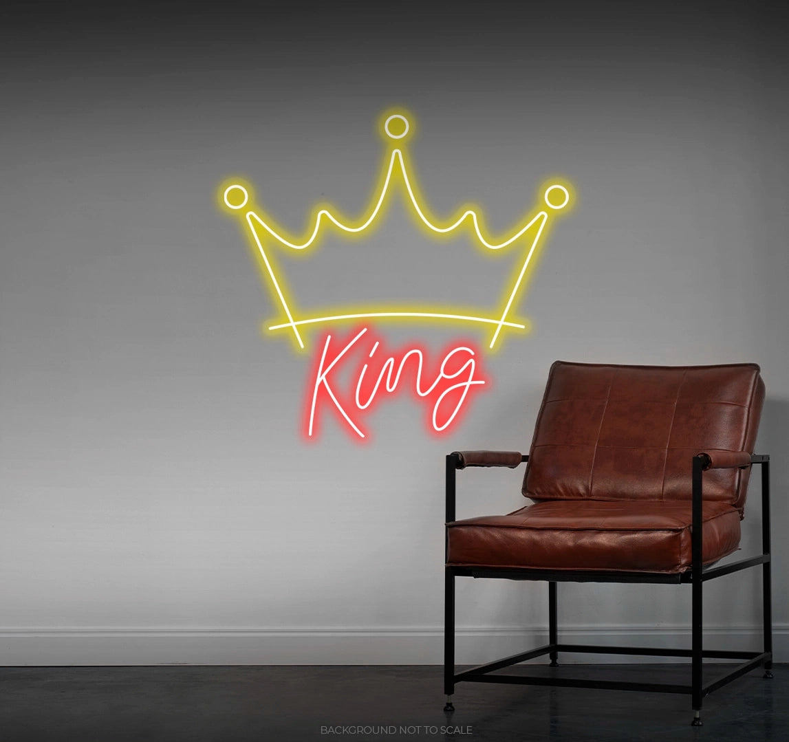 King crown LED neon