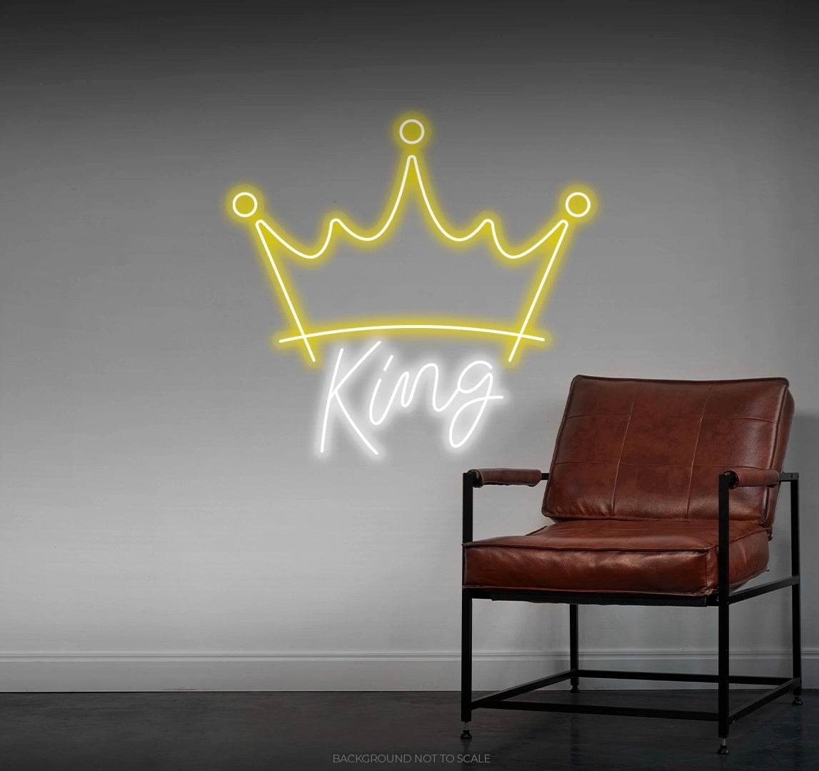 King crown LED neon