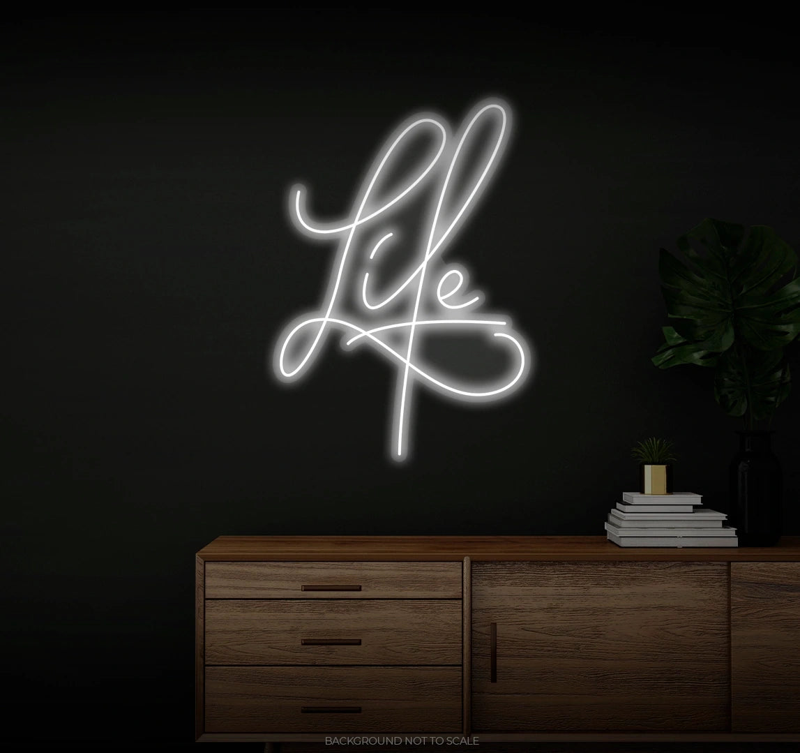 Life Signature LED neon