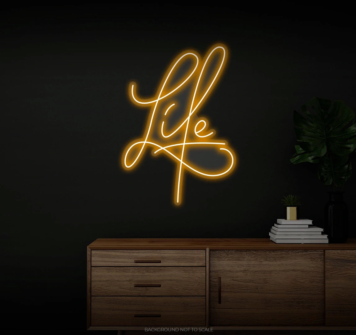 Life Signature LED neon