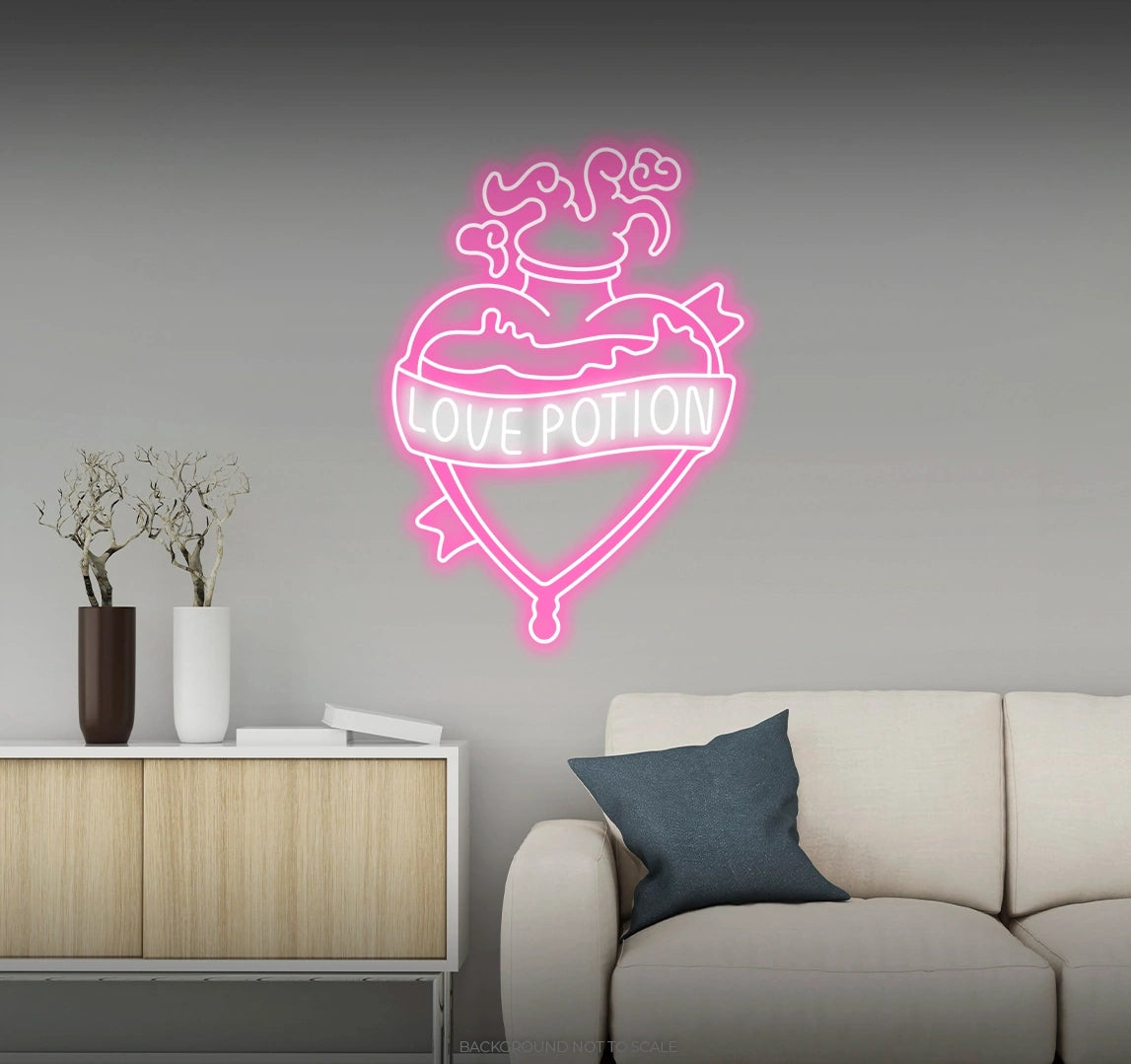 Love potion LED neon