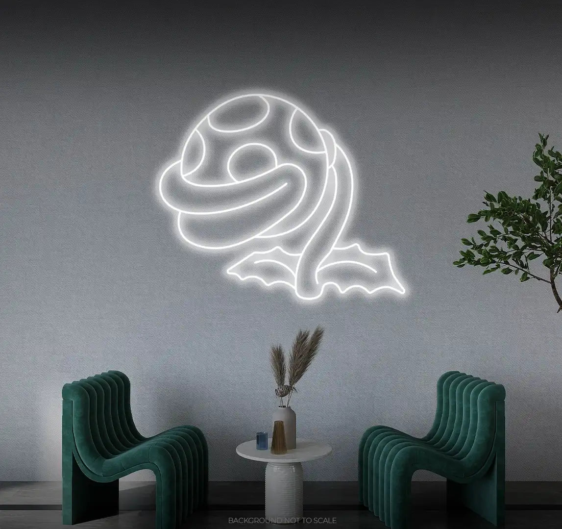 Mario killer plant LED neon