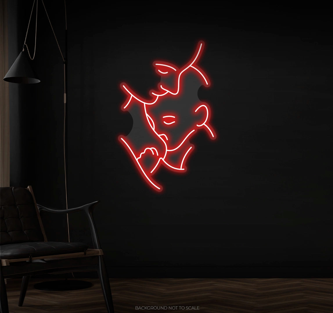 Mother Breastfeeding LED neon