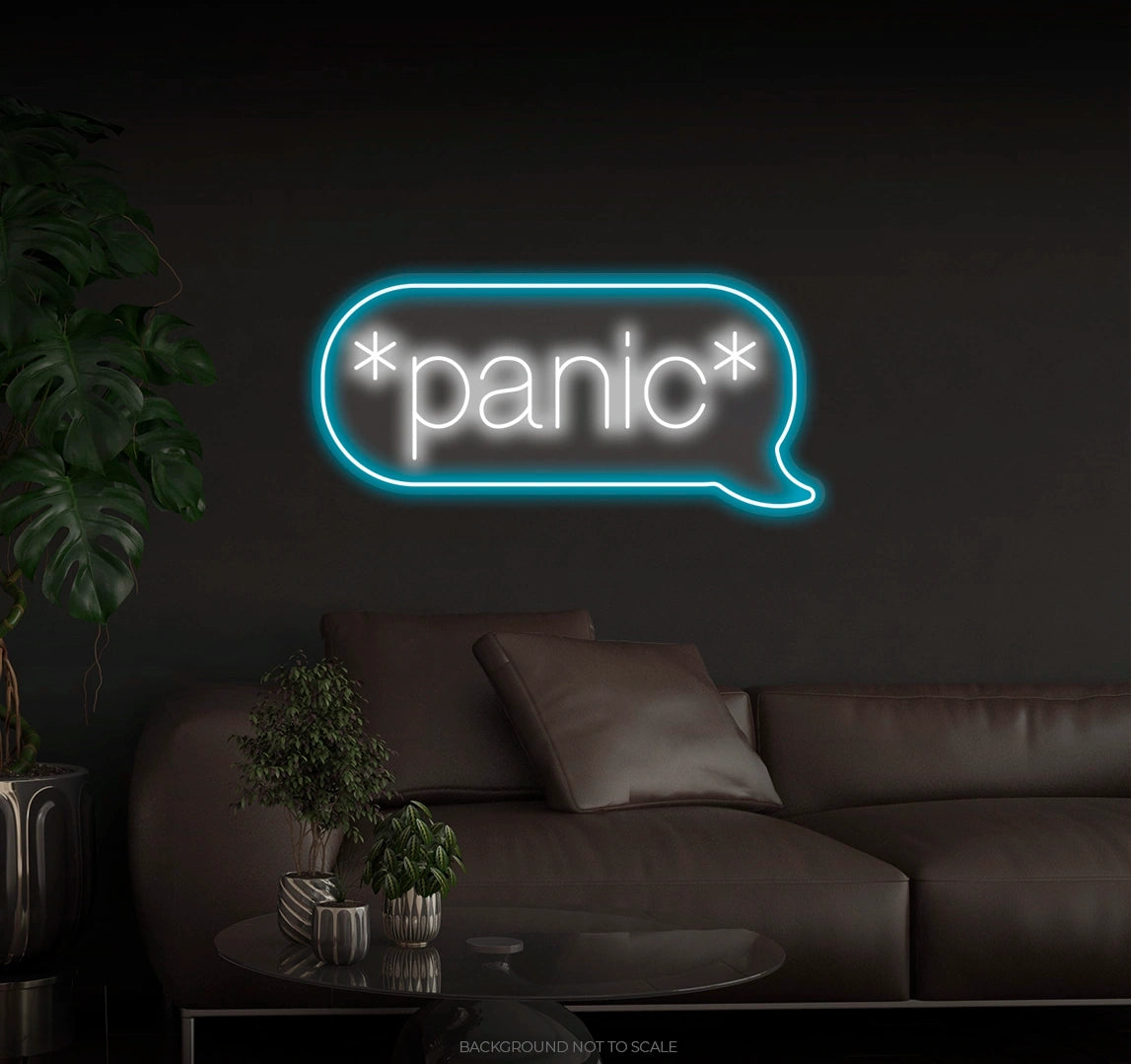 Panic message LED neon