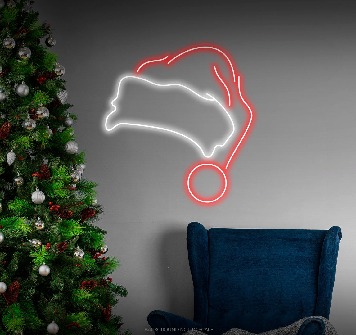 Santa's hat LED neon