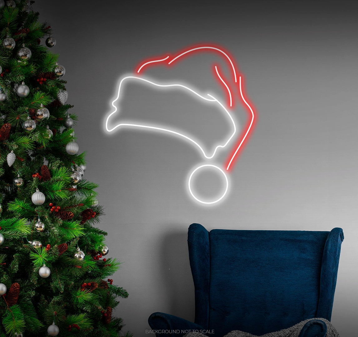 Santa's hat LED neon