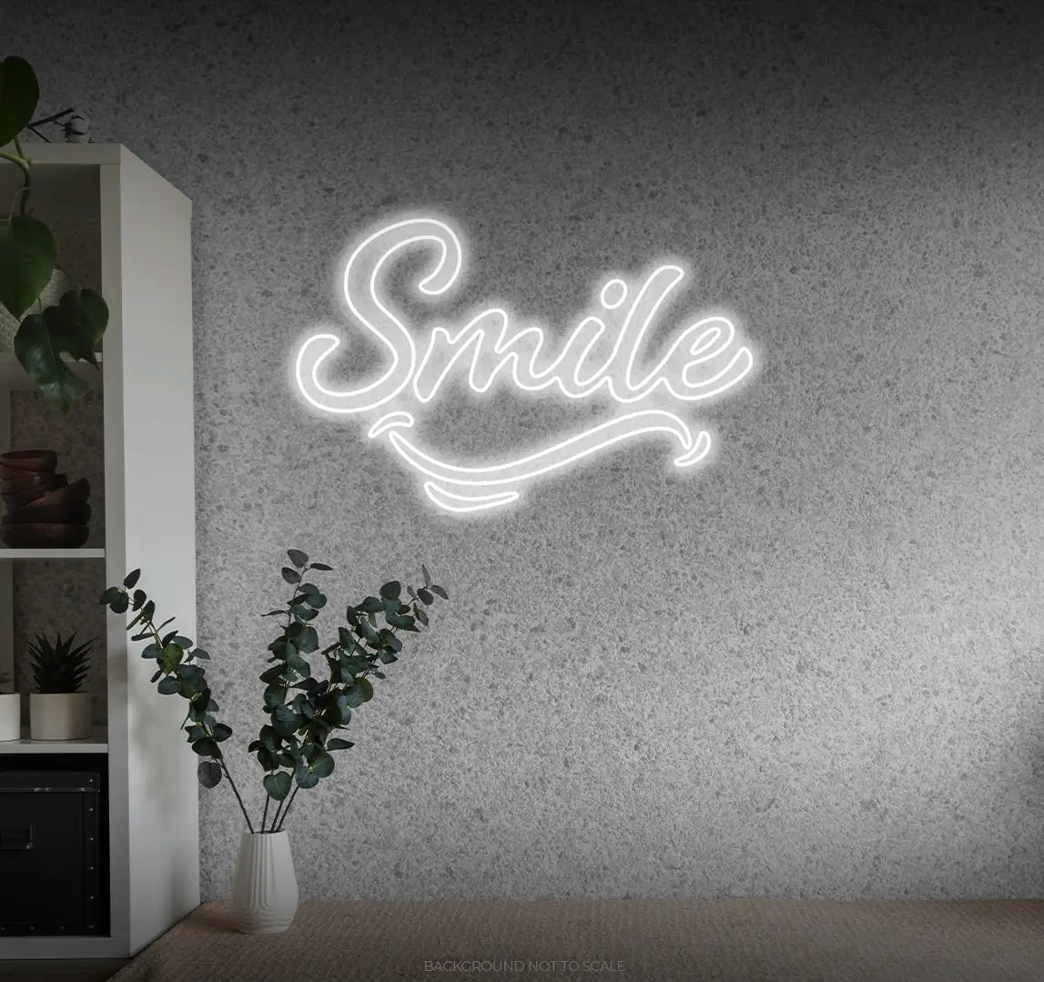 Smile smile LED neon