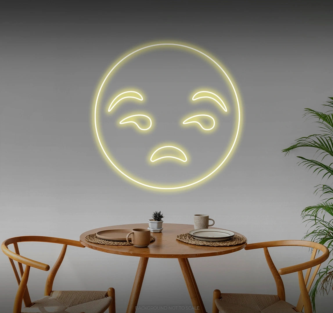 Smiley disturbed LED neon