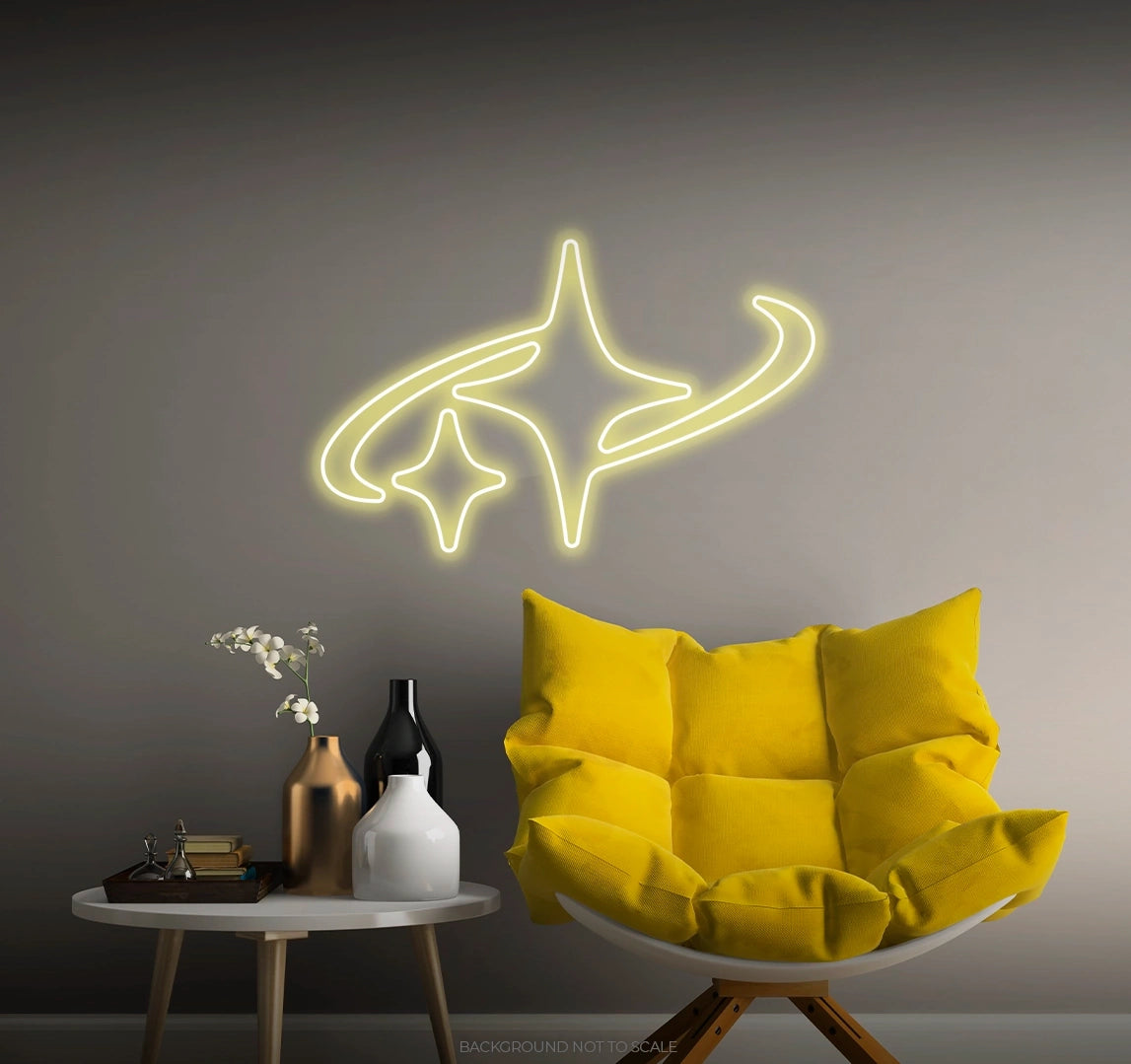 Sparkle icons LED neon