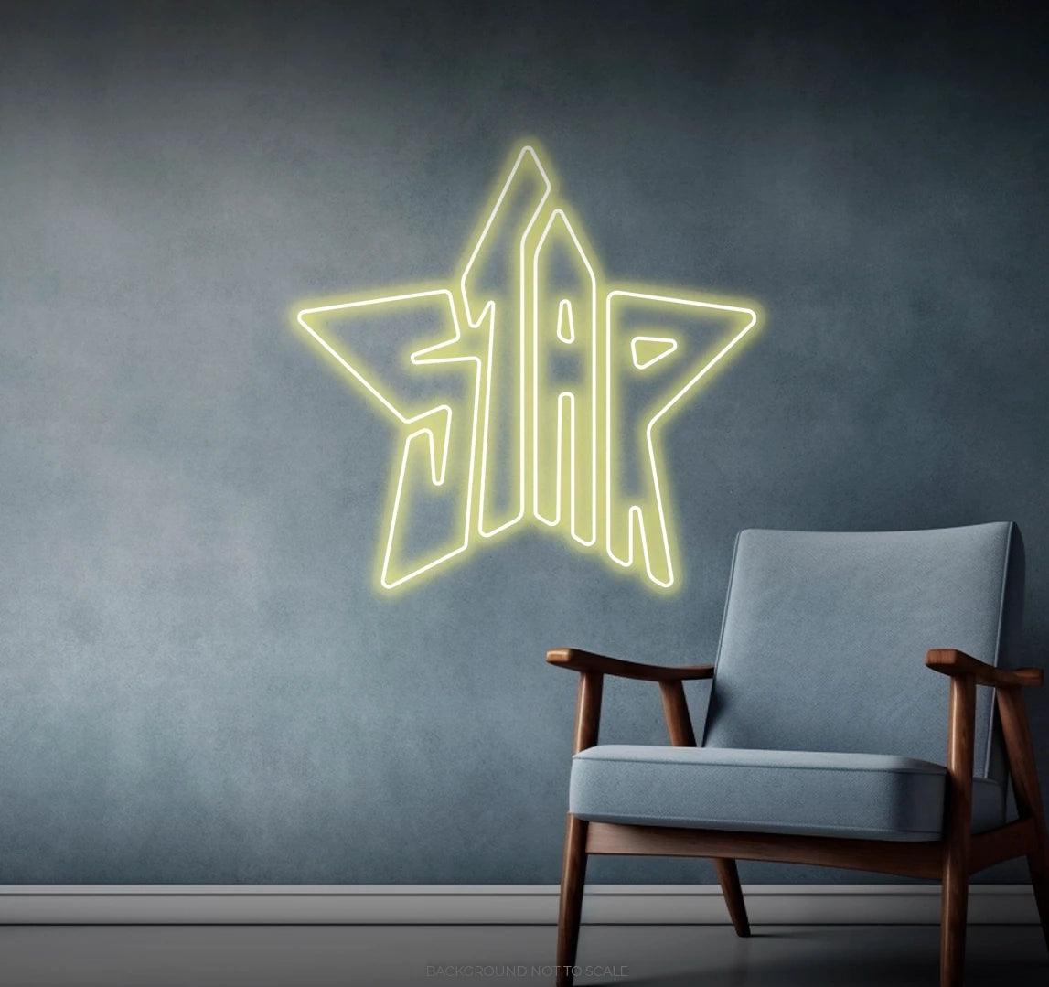 Star star LED neon