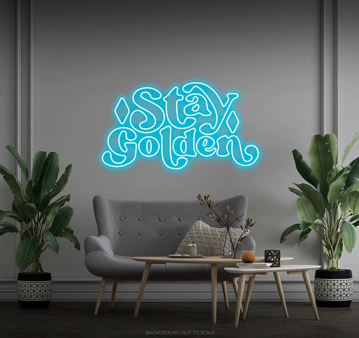 Stay golden LED neon