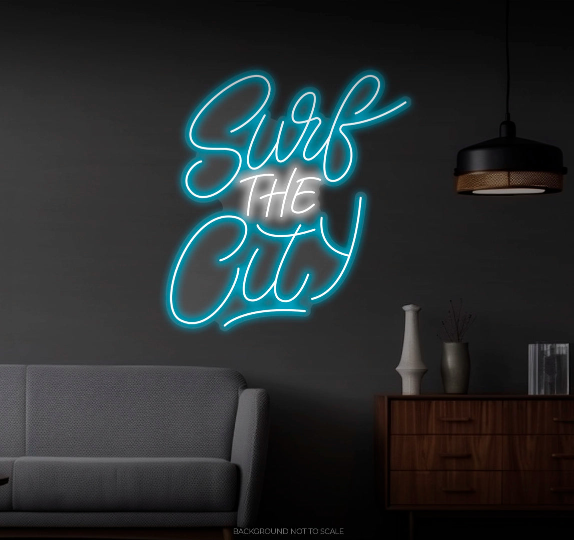 Surf the city Ledneon