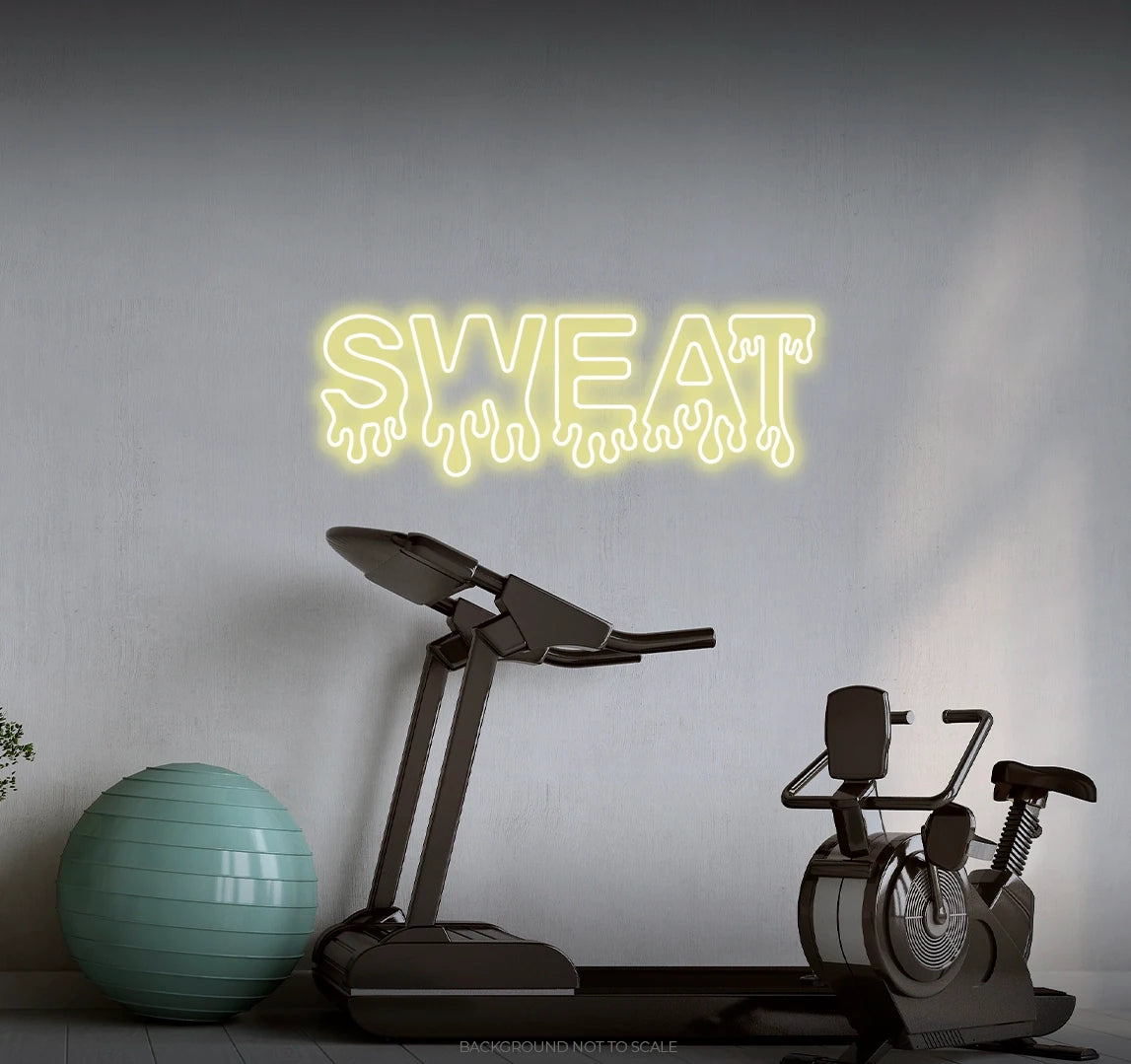 Sweat melting LED neon