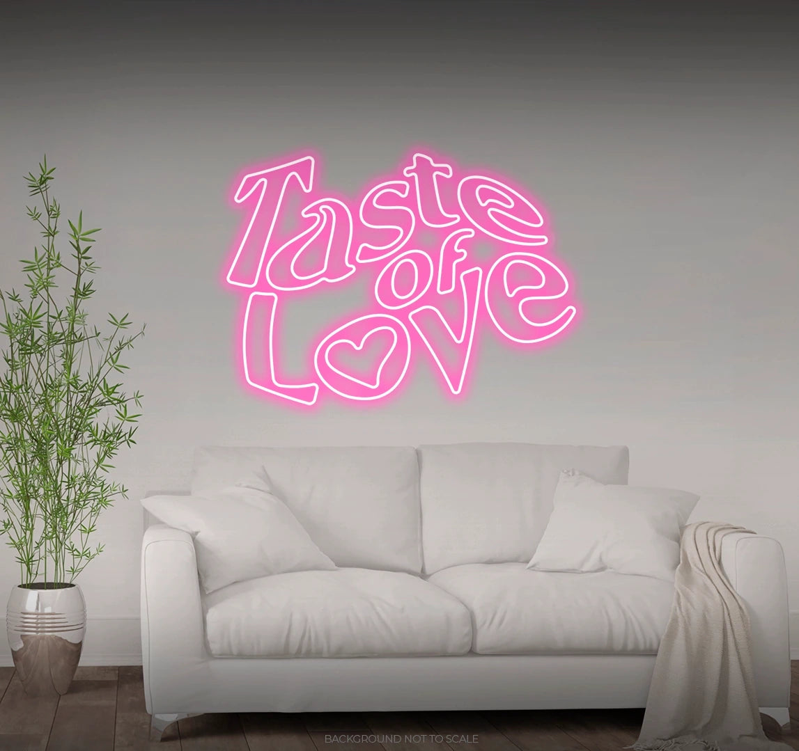 Taste of love LED neon