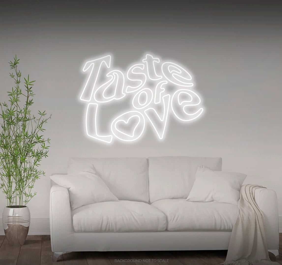 Taste of love LED neon