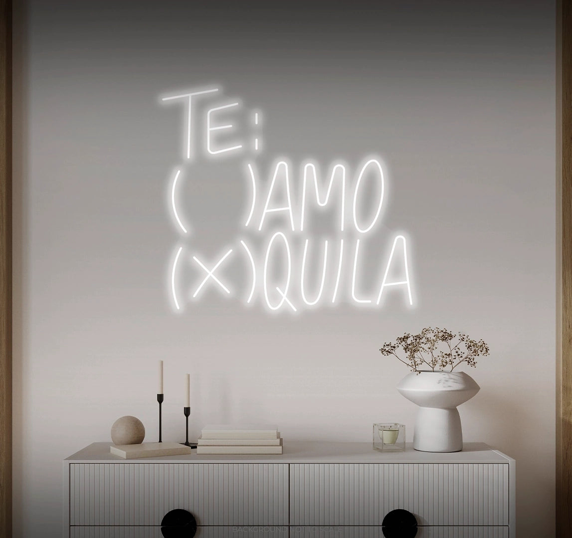 Te amo te quila LED neon