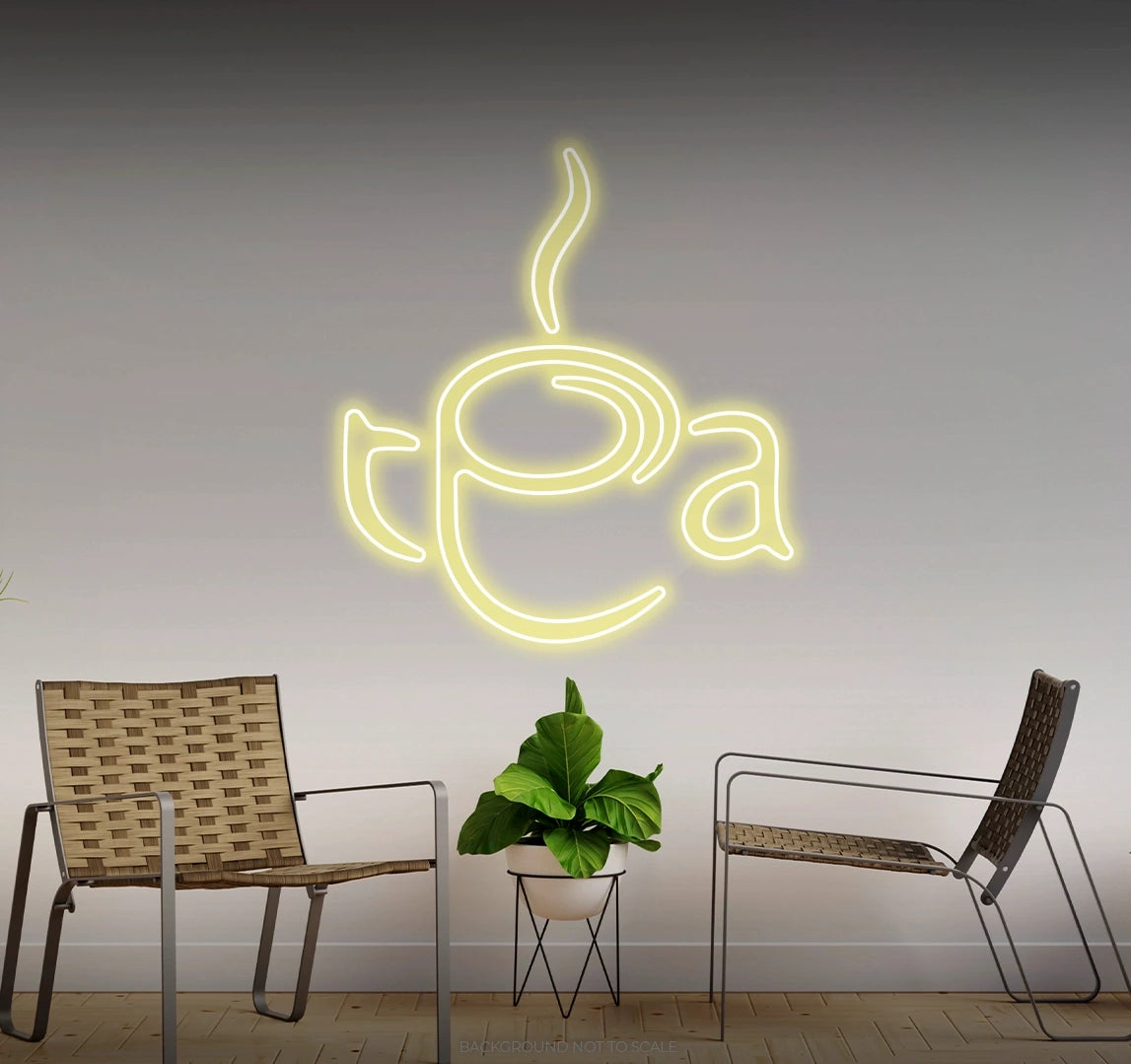 Cup of tea LED neon