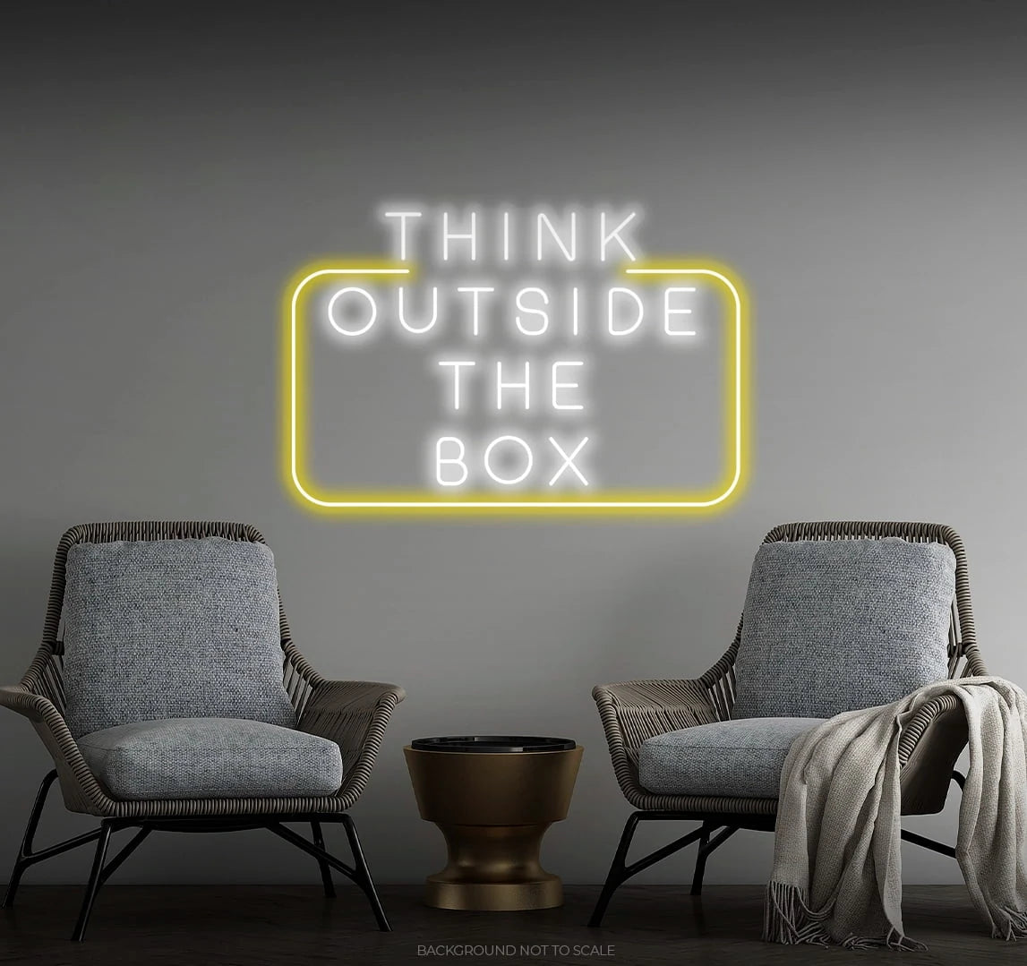 Think outside the box LED neon