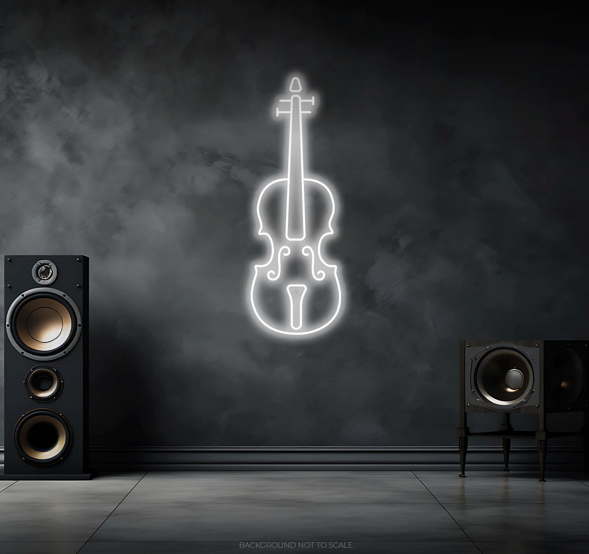 Violin ledneon