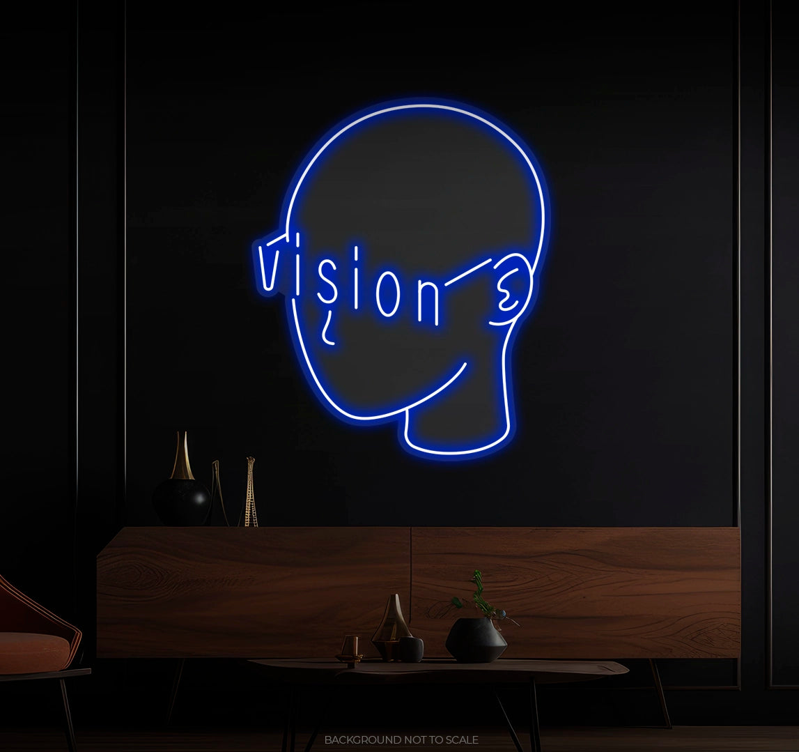 Vision glasses face Ledneon