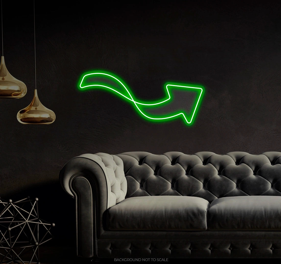 Wavy arrow Ledneon