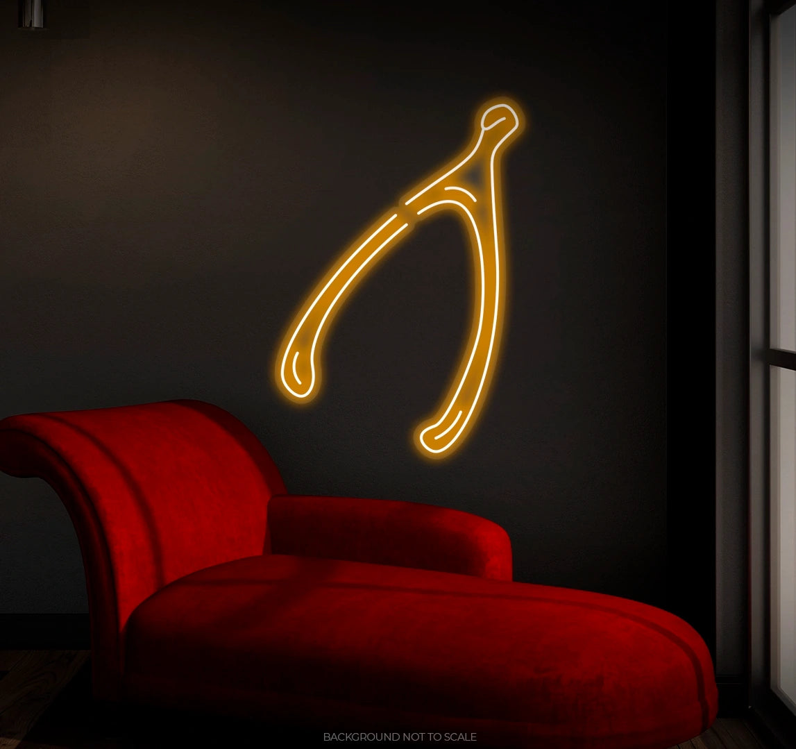 Wishbone LED neon