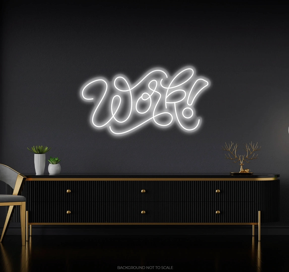 World calligraphy LED neon