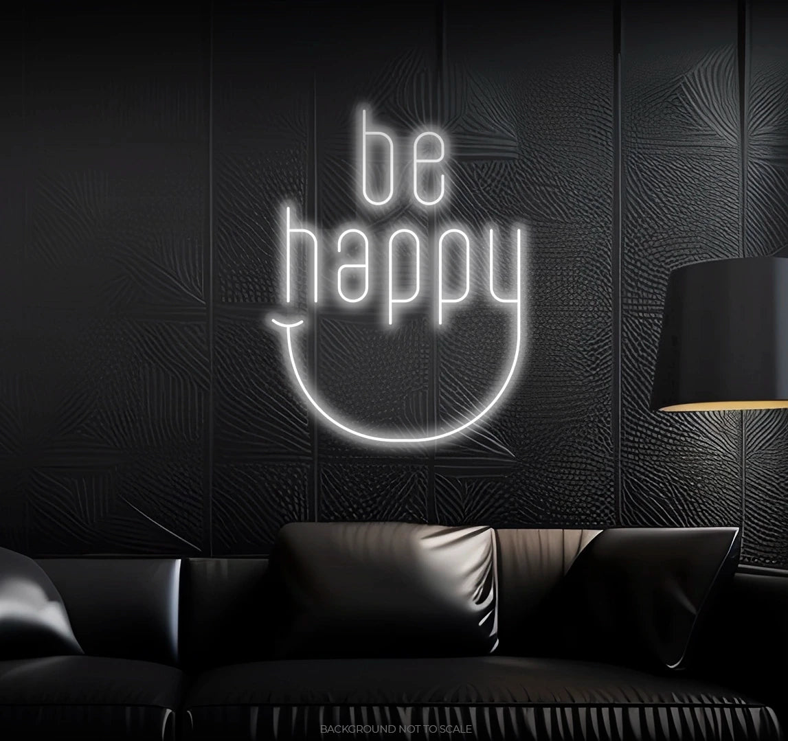 Be happy smile ledneon