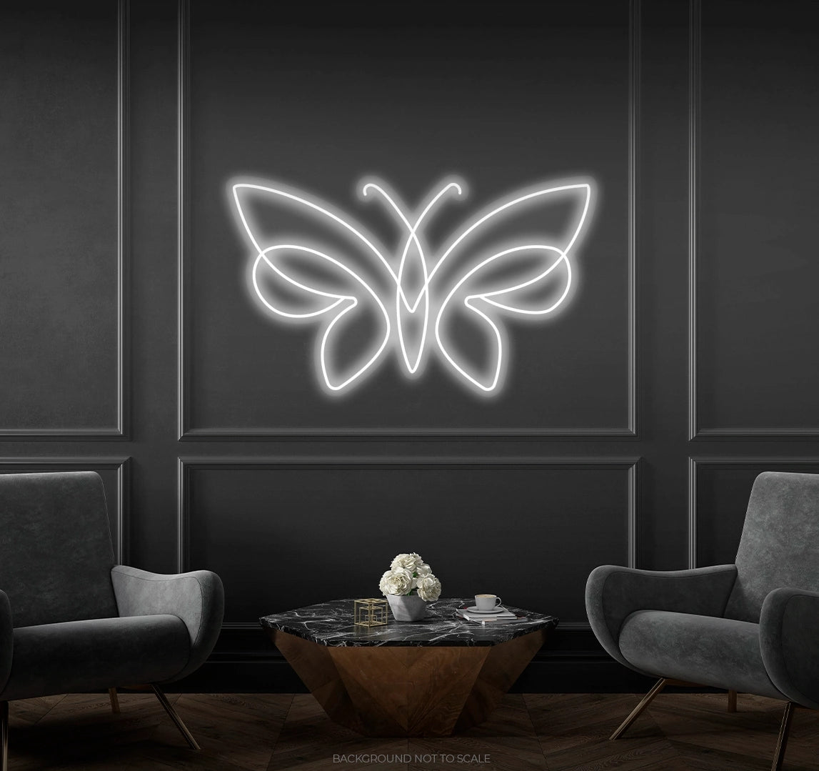 Butterfly ledneon