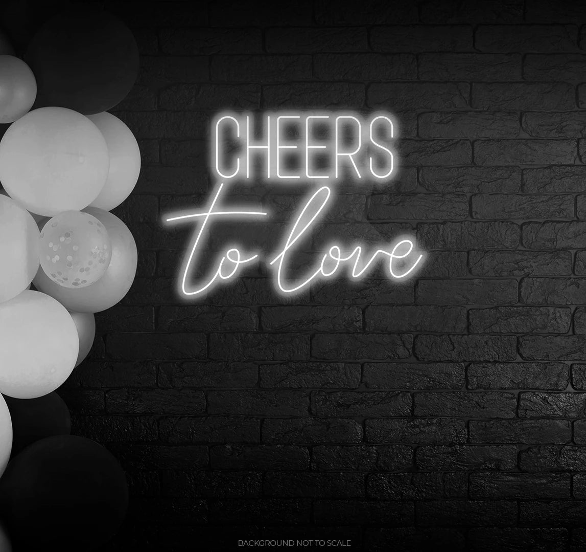 Cheers to love ledneon