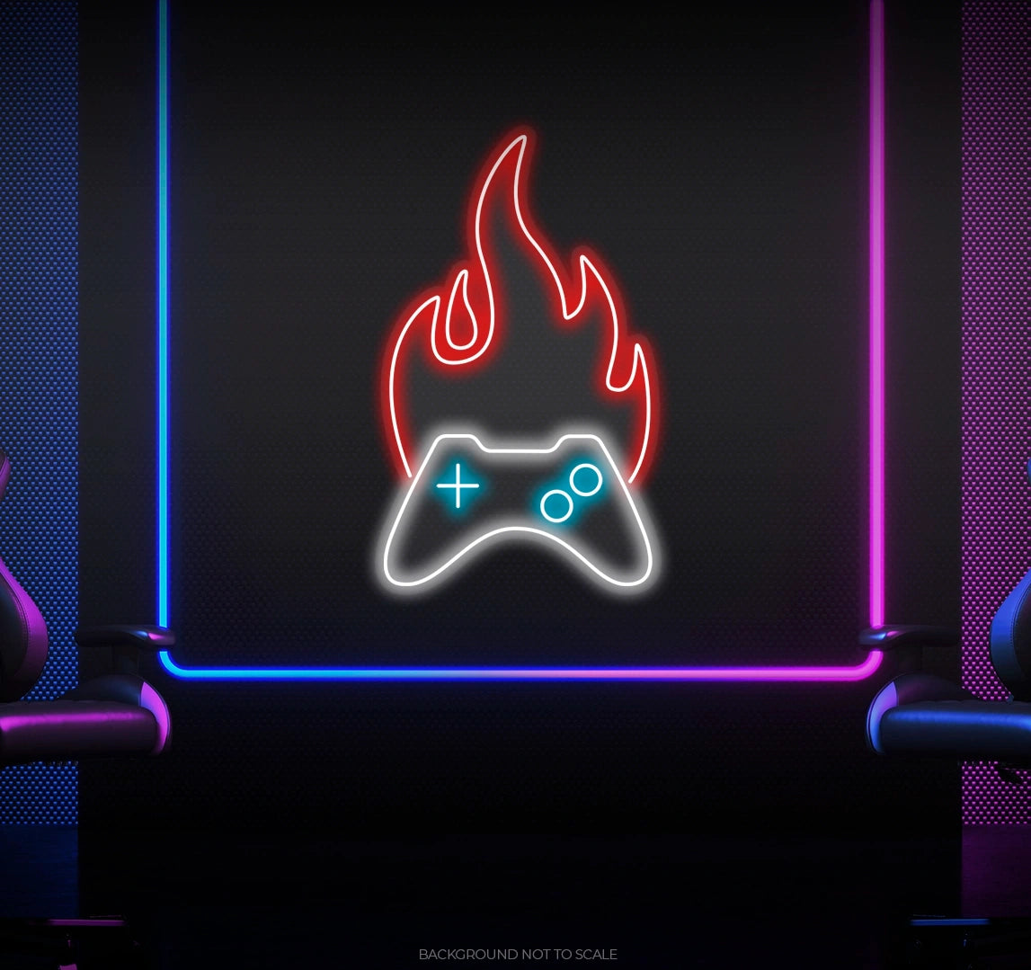 Fire game player ledneon