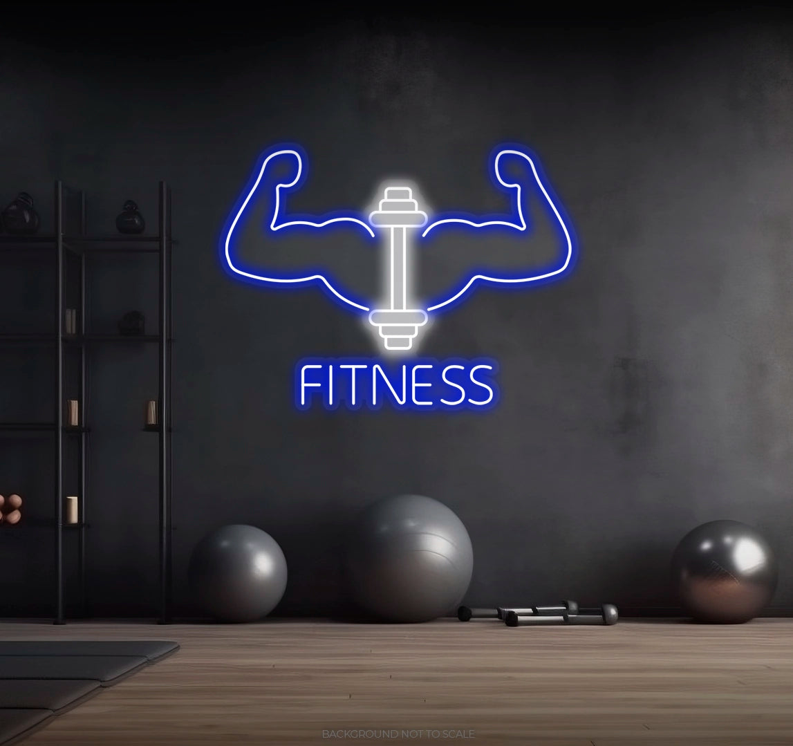 Fitness and muscle ledneon