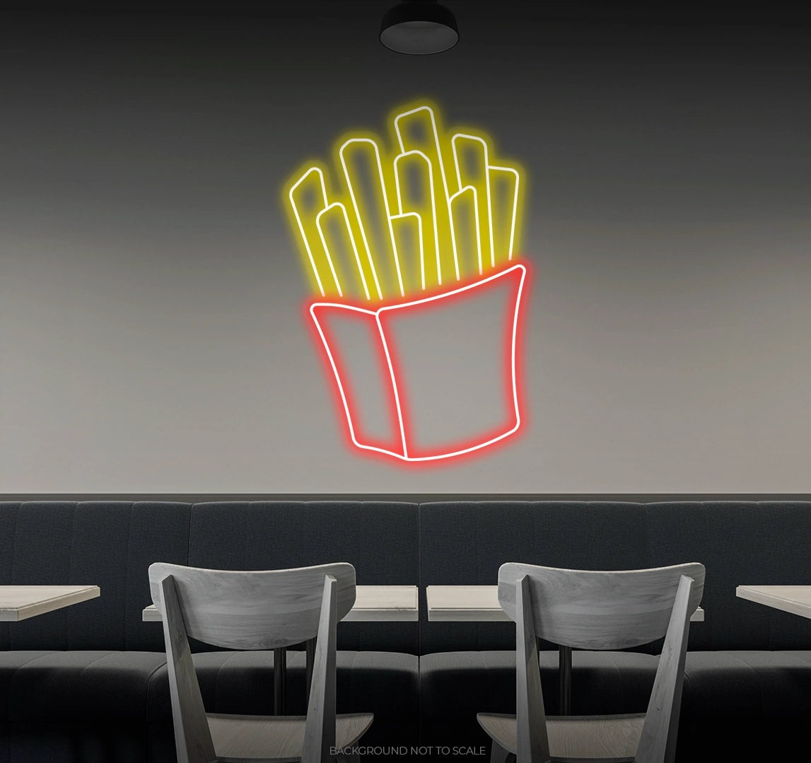 French fries ledneon