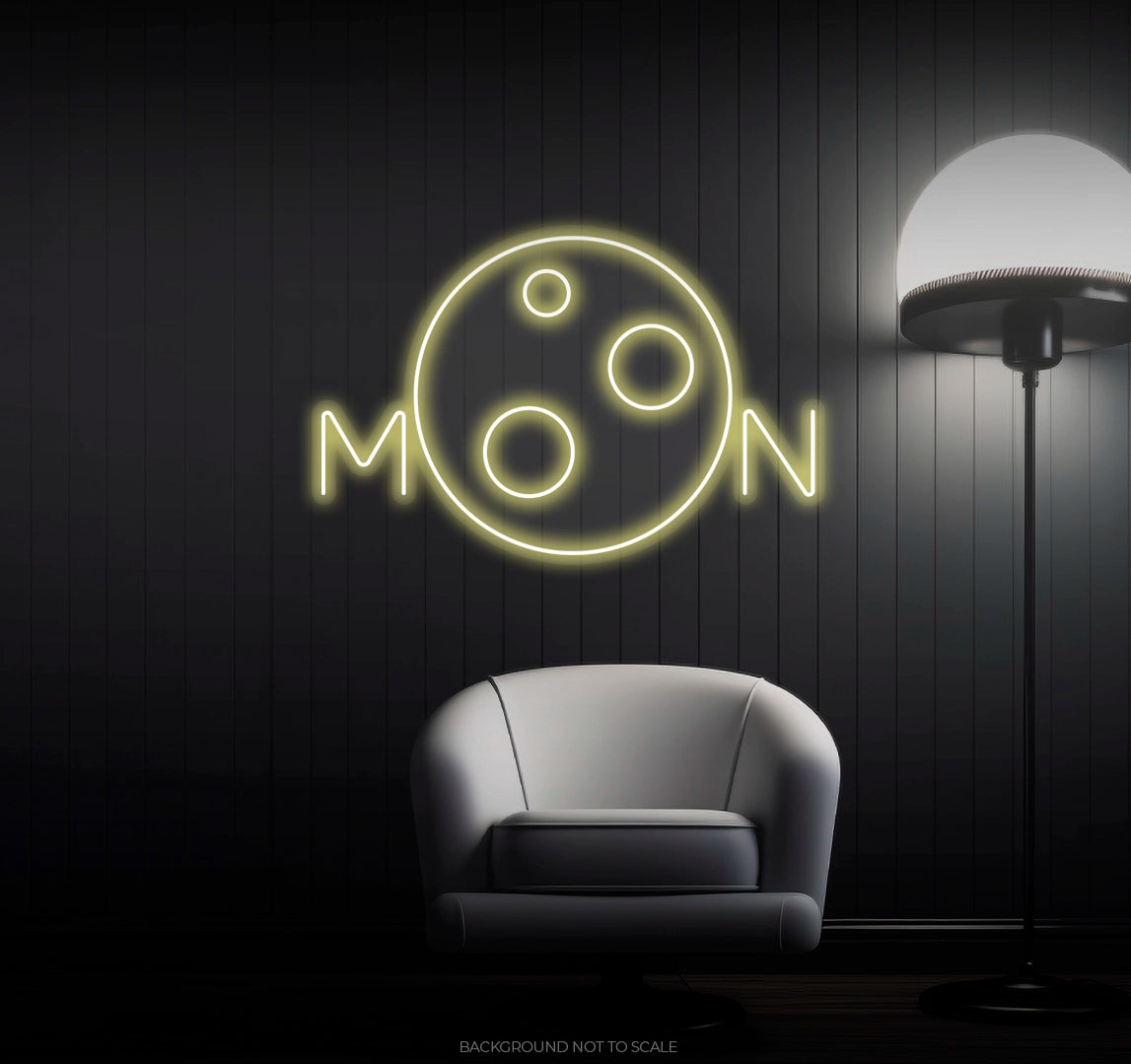 Moon ledneon